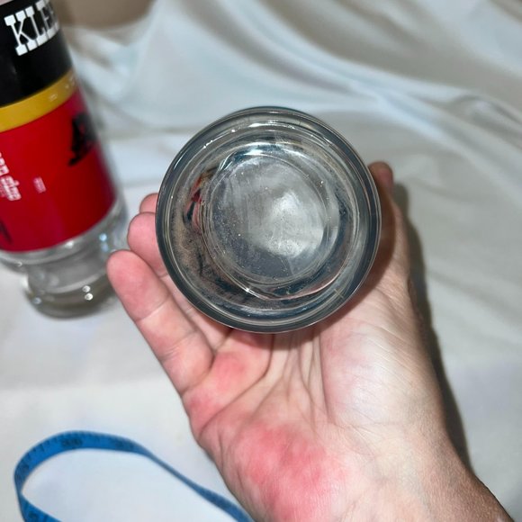 Vintage Kleenex Brand Promotional Glass Tumblers Drinking Glasses x2 Retro - Picture 9 of 14